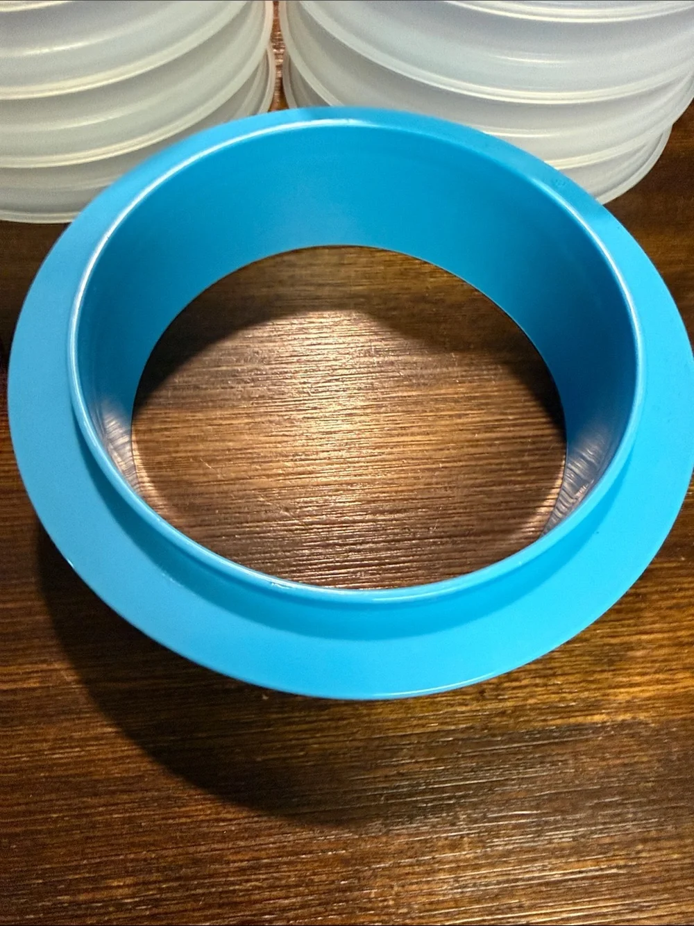 Hamburger patty Tupperware - Set of 8, 2 lids